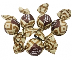 TUMŠAS ŠOKOLĀDES TRIFELES PURE CHOCOLATE DOUBLE TWIST MOKAS KRĒMA PILDĪJUMU (195884)(LIELĀS)