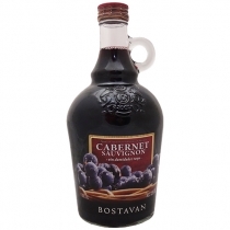 PUSSALDAIS SARKANVĪNS BOSTAVAN CABERNET SAUVIGNON ALK.12.5% (007031)