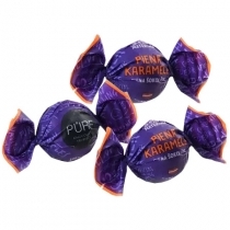 PIENA ŠOKOLĀDES TRIFELES PURE CHOCOLATE DOUBLE TWIST AR KRAUKŠĶĪGĀS KARAMEĻU KRĒMA PILDĪJUMU (196706)(LIELĀS)