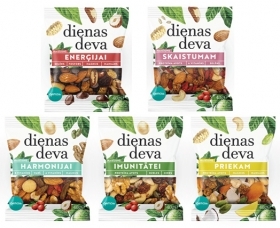 DIENAS DEVA MIX ZELTA RIEKSTS 3X5 VEIDU PAKA (003726)