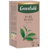 MELNĀ TĒJA GREENFIELD PURE BLACK, MAISIŅOS PAPĪRA APLOKSNĒS (017841) J