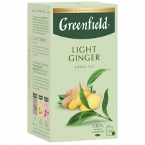 ZĀĻA TĒJA GREENFIELD LIGHT GINGER, MAISIŅOS PAPĪRA APLOKSNĒS (017902) J