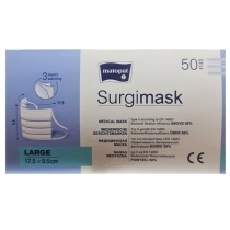 SEJAS MASKA VIENREIZLIETOJAMA, 3-SLĀŅU, MEDICINAS, ZILA