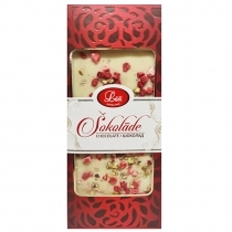 BALTĀ ŠOKOLĀDE LĀČI AR ZEMENĒM UN PISTĀCIJĀM (795138)