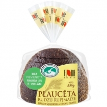 PLAUCĒTĀ RUDZU MAIZE FLORA, BEZ RAUGA UN E VIELĀM, SAGRIEZTA (102168)