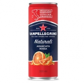 DZĒRIENS GĀZĒTS S.PELLEGRINO ARANCIATA ROSSA NATURALI BUNDŽĀ (626883) +Depozīta TARA