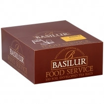 MELNĀ TĒJA BASILUR SPECIALTY CLASSIC EARL GREY, MAISIŅOS FOLIJA APLOKSNĒS