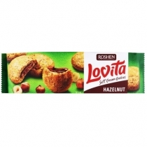 CEPUMI ROSHEN LOVITA CHOCO SOFT CREAM COOKIES AR LAZDU RIEKSTU KRĒMA PILDĪJUMU (636417)