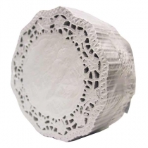 SALVETES GLĀZĒM BALTAS CAKAINAS 10cm (723105)