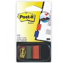 PAŠLĪPOŠIE INDEKSI POST-IT 25.4x43.2mm SARKANI (3M680-1)