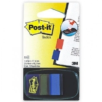 PAŠLĪPOŠIE INDEKSI POST-IT 25.4x43.2mm ZILI (3M680-2)